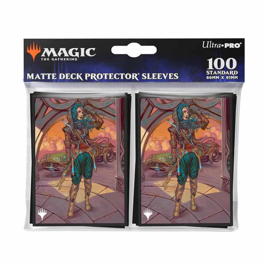 Ultra Pro: Deck Protector Sleeves (100) - Magic the Gathering - Aetherdrift Borderless Racer 1: Sita Varma, Masked Racer - Image 2