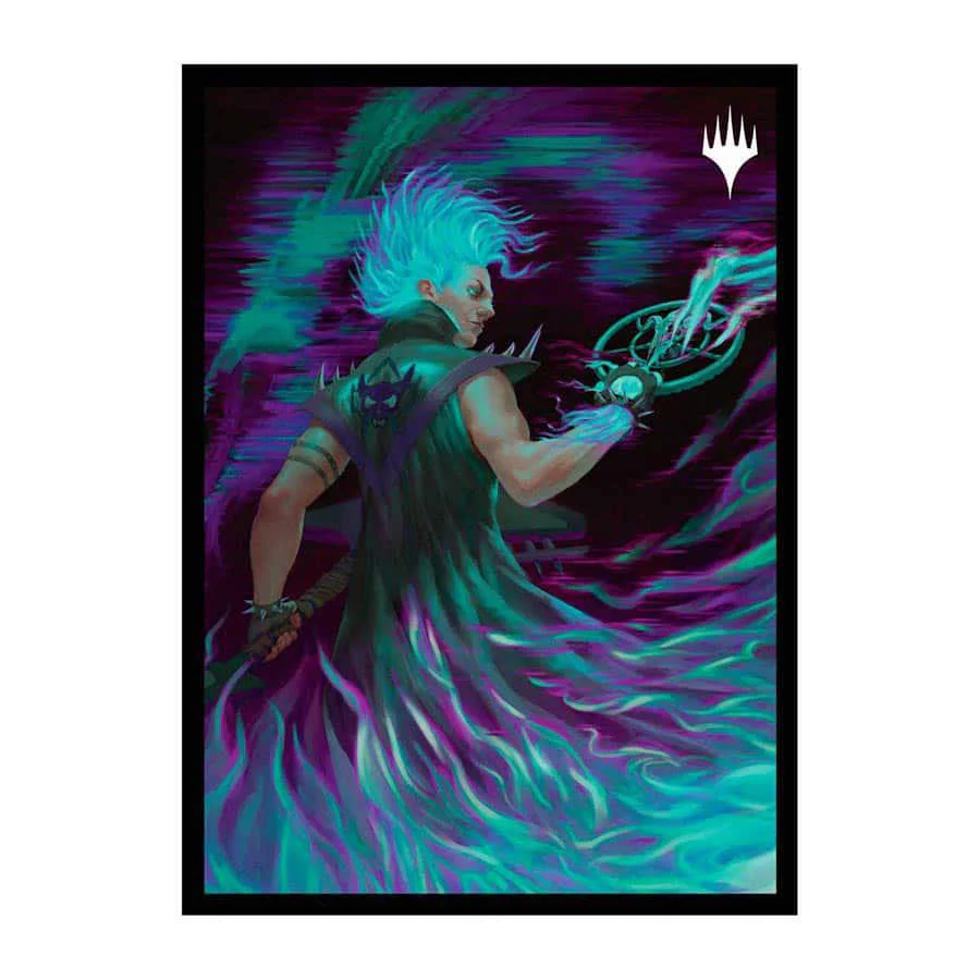 Ultra Pro: Deck Protector Sleeves (100) - Magic the Gathering - Aetherdrift Borderless Racer 2: Winter Cursed Rider