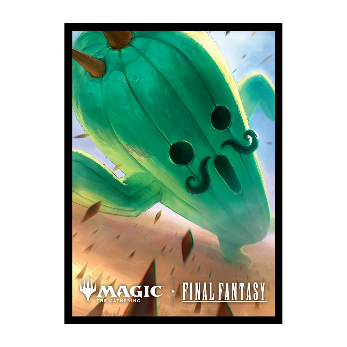 Ultra Pro: Deck Protector Sleeves (100) - Magic: The Gathering - Universes Beyond: Final Fantasy - 'Jumbo Cactuar'