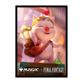 Ultra Pro: Deck Protector Sleeves (100) - Magic: The Gathering - Universes Beyond: Final Fantasy - 'Stiltzkin, Moogle Merchant'