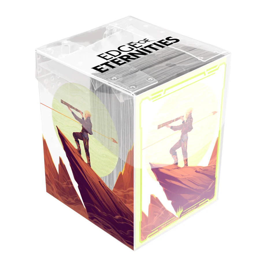 Ultra Pro: Deck Protector Sleeves in Clear Box (100) - Magic: The Gathering - Edge of Eternities - Sami, Wildcat Captain