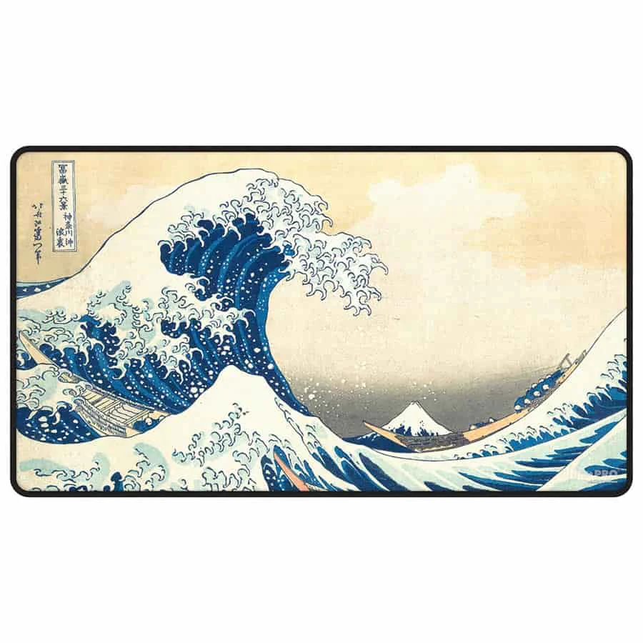 Ultra Pro: Fine Art 'Great Wave of Kanagawa' - Black Stitched Playmat