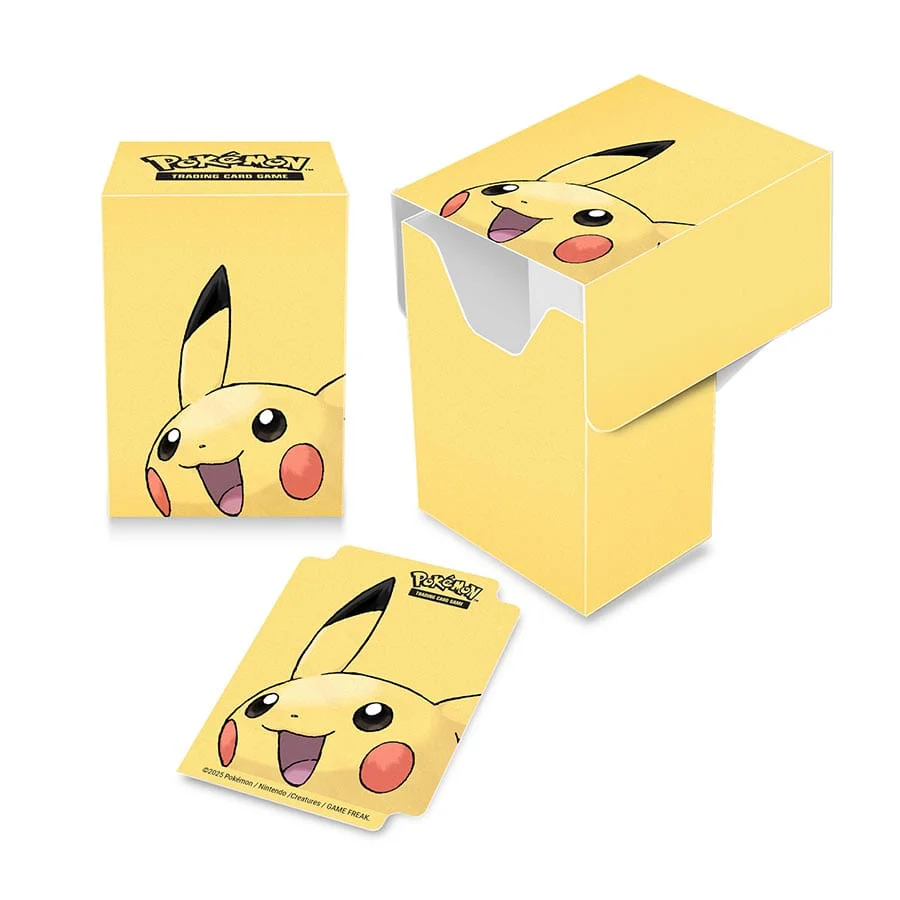 Ultra Pro: Full-View Deck Box - 'Pikachu' for Pokemon TCG