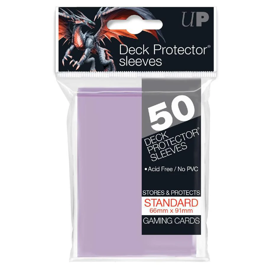 Ultra Pro: Gloss Deck Protector Sleeves - Standard Size Lilac (50)
