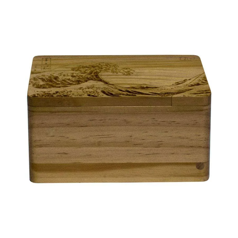 Ultra Pro: Hako Wooden Deck Box - The Great Wave off Kanagawa