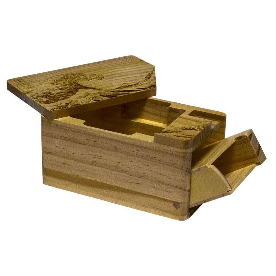 Ultra Pro: Hako Wooden Deck Box - The Great Wave off Kanagawa - Image 2