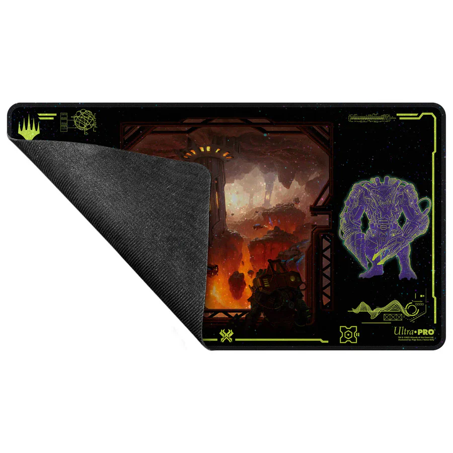 Ultra Pro: Holofoil Playmat - Magic: The Gathering - Edge of Eternities - Kavaron, Memorial World - Red Mythic - Image 3