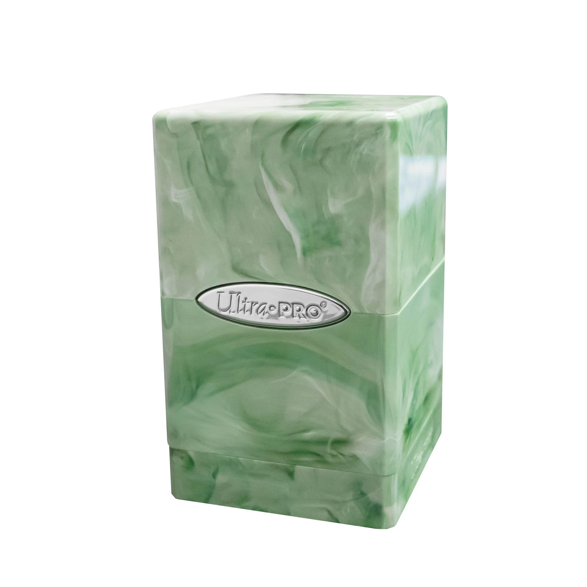 Ultra Pro: Marble Stain Tower Deck Box - Lime Green/White