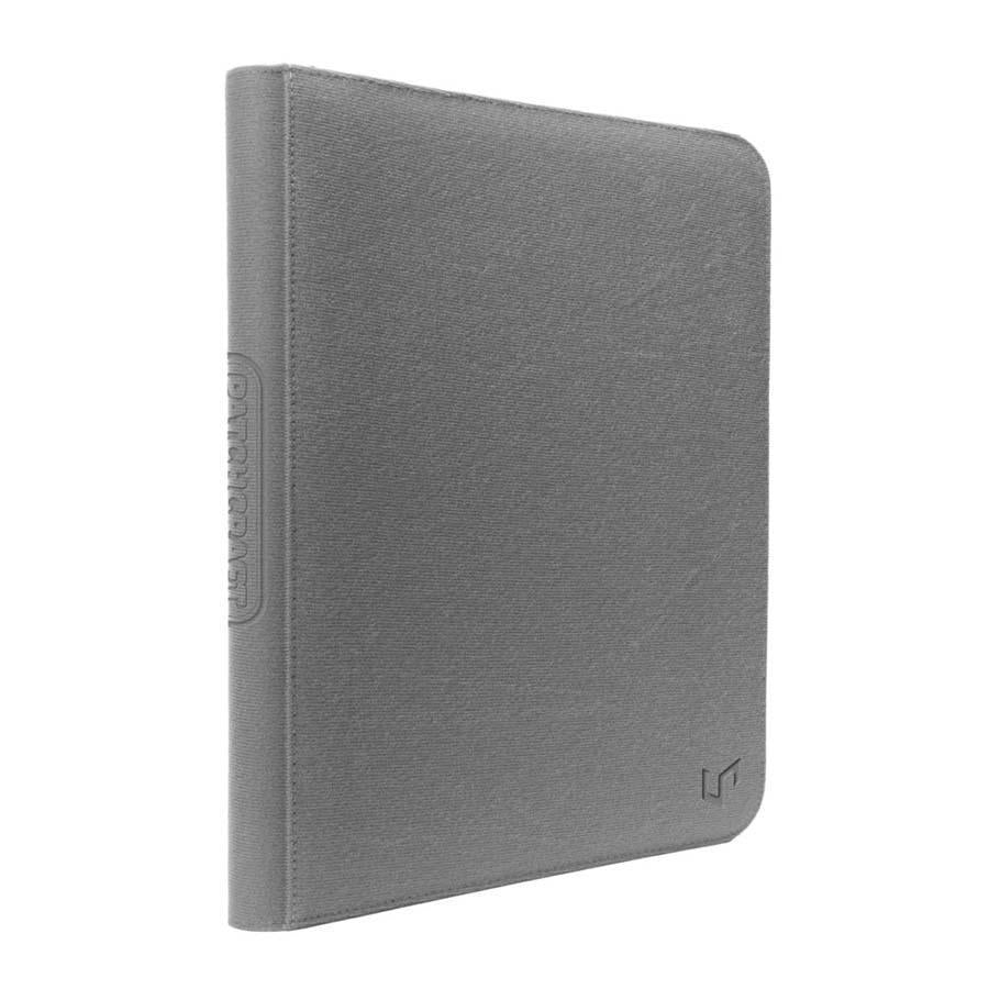 Ultra Pro: Patchcraft 9-Pocket Zippered Pro-Binder - Gray - Image 2
