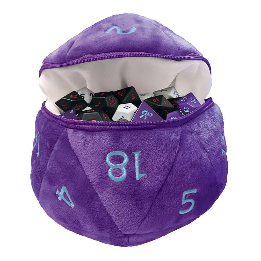 Ultra Pro: Plush D20 Dice Bag - Black