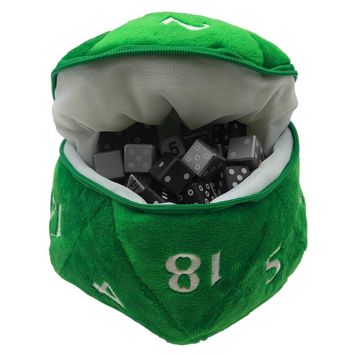 Ultra Pro: Plush d20 Dice Bag - Green