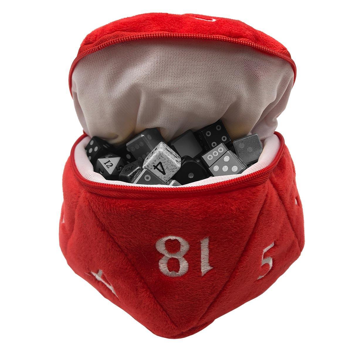 Ultra Pro: Plush d20 Dice Bag - Red