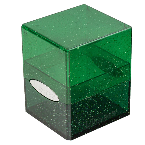 Ultra Pro: Satin Cube Deck Box - Glitter Green