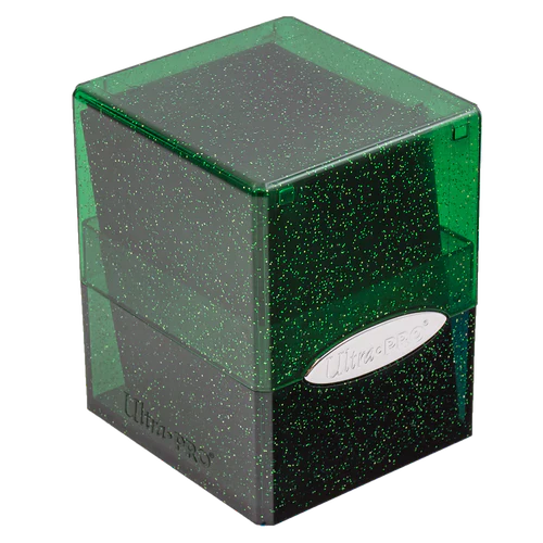 Ultra Pro: Satin Cube Deck Box - Glitter Green - Image 3