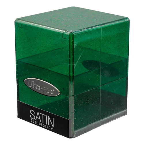 Ultra Pro: Satin Cube Deck Box - Glitter Green - Image 4
