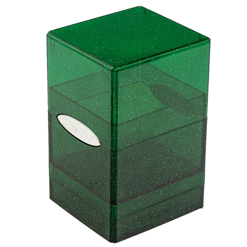 Ultra Pro: Satin Tower Deck Box - Glitter Green