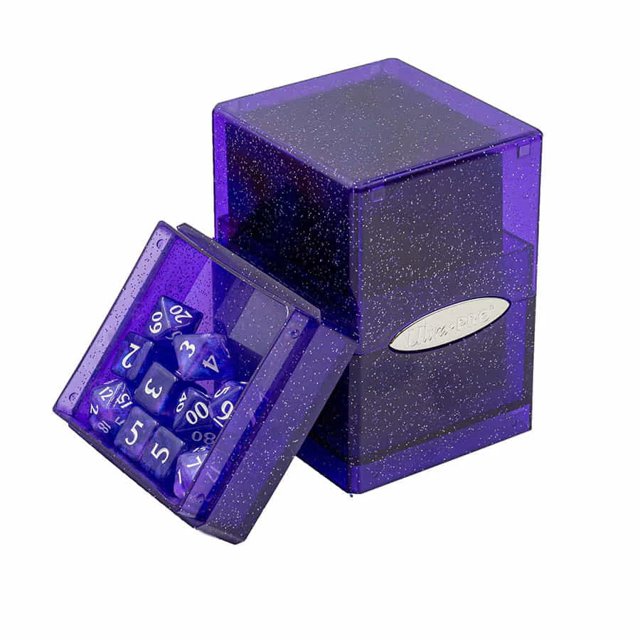 Ultra Pro: Satin Tower Deck Box-  Glitter Purple