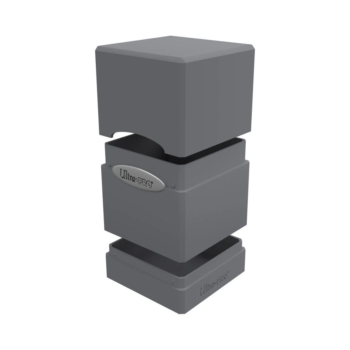 Ultra Pro: Satin Tower Deck Box - Smoke Grey - Image 2