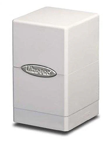 Ultra Pro: Satin Tower Deck Storage Box - White
