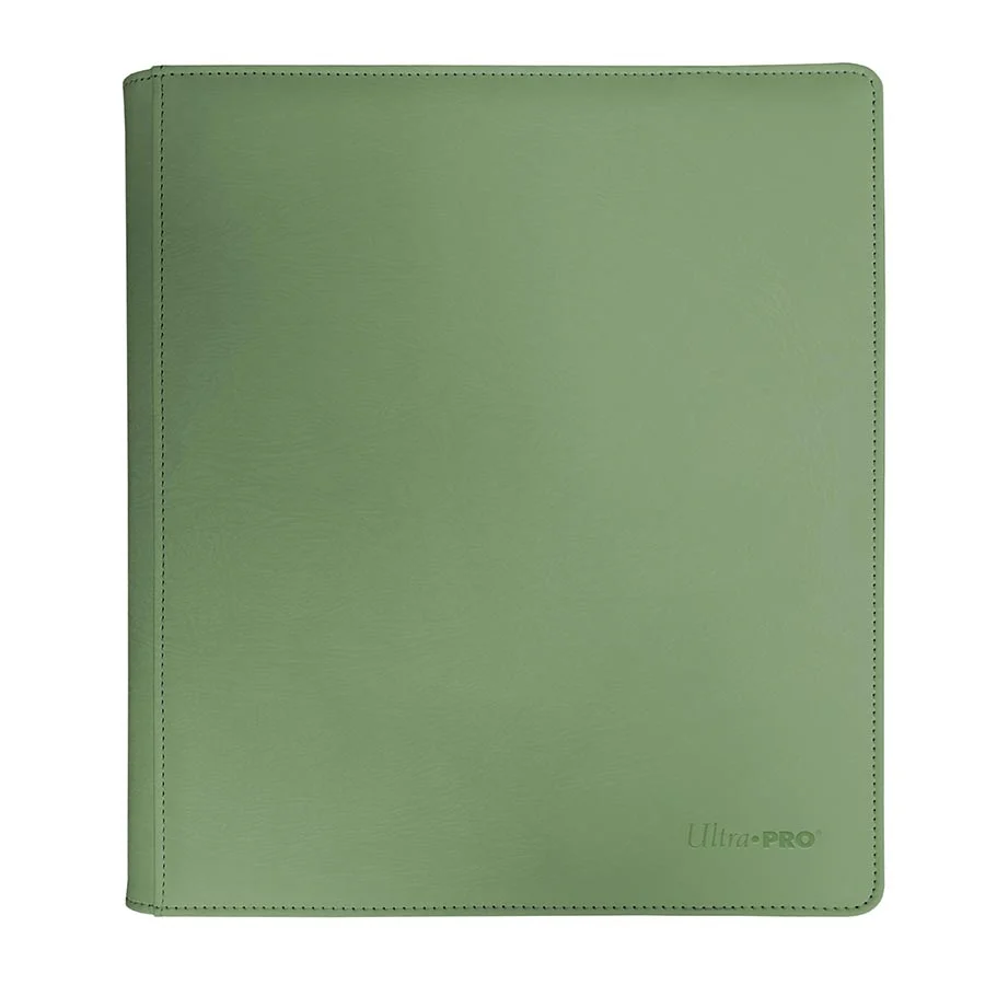 Ultra Pro: Vivid Collection - 12-Pocket Zippered Pro-Binder - Cool Matcha Green