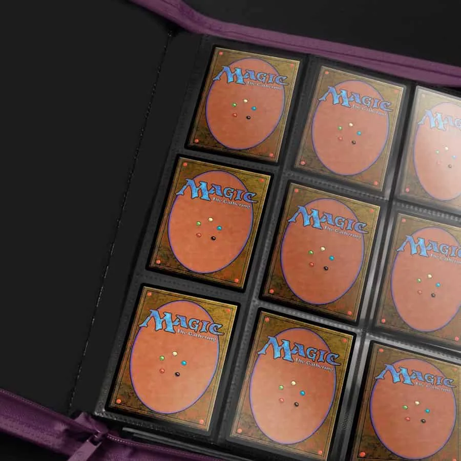 Ultra Pro: Vivid Collection - 9-Pocket Zippered Pro-Binder - Midnight Plum - Image 2