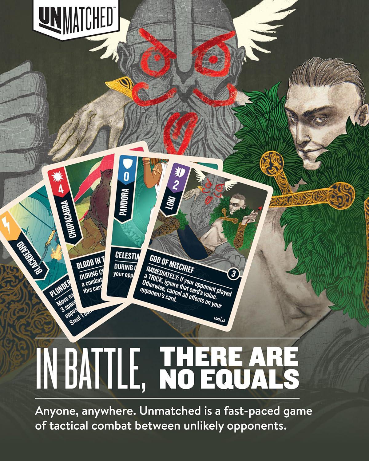 Unmatched: Battle of Legends, Vol. 3 - Pandora, Loki, Blackbeard, Chupacabra - Image 3
