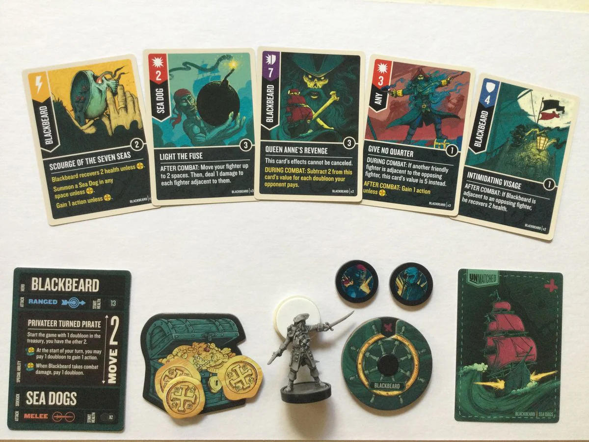 Unmatched: Battle of Legends, Vol. 3 - Pandora, Loki, Blackbeard, Chupacabra - Image 7