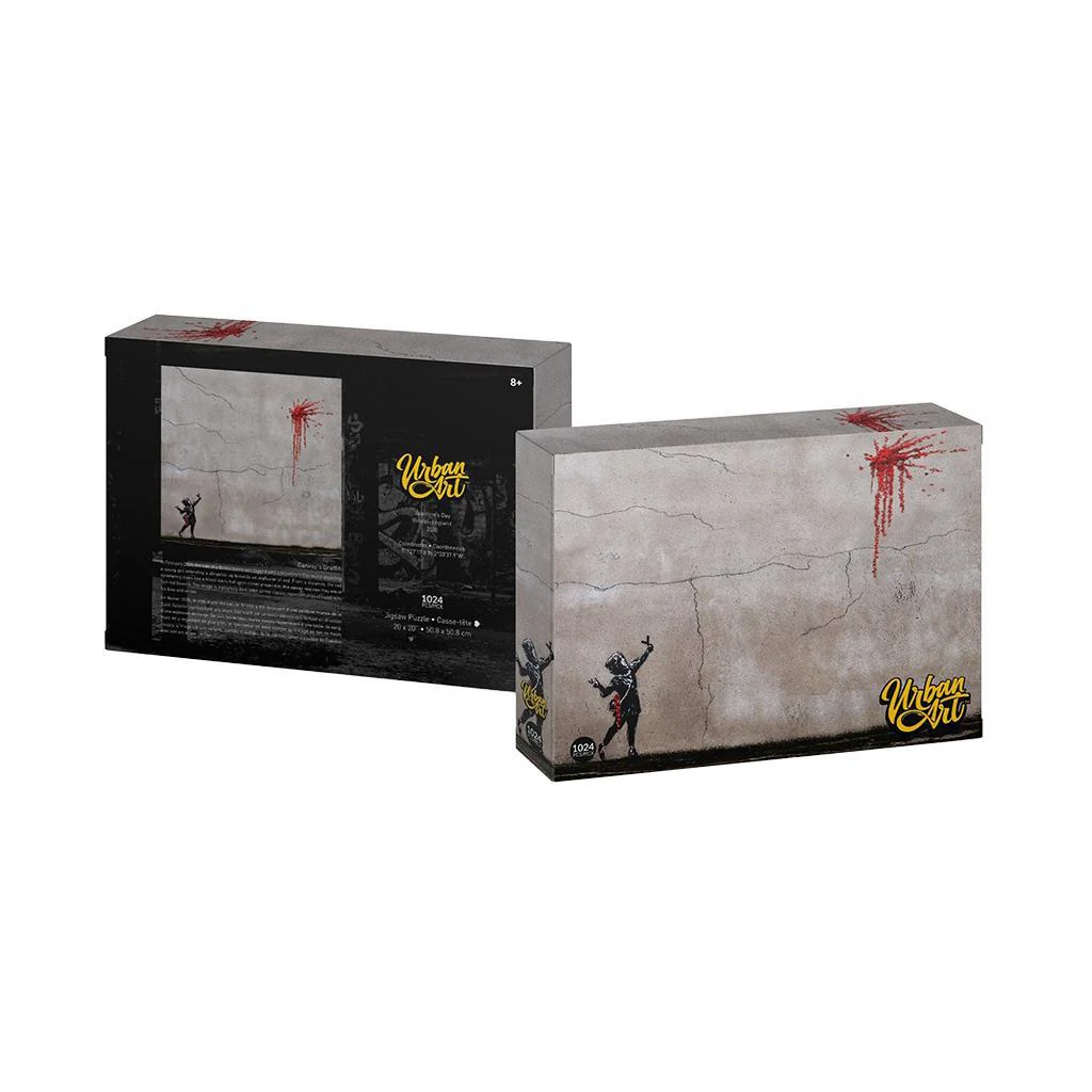 Valentine's Day - Banksy Urban Art Graffiti 1000-Piece Puzzle