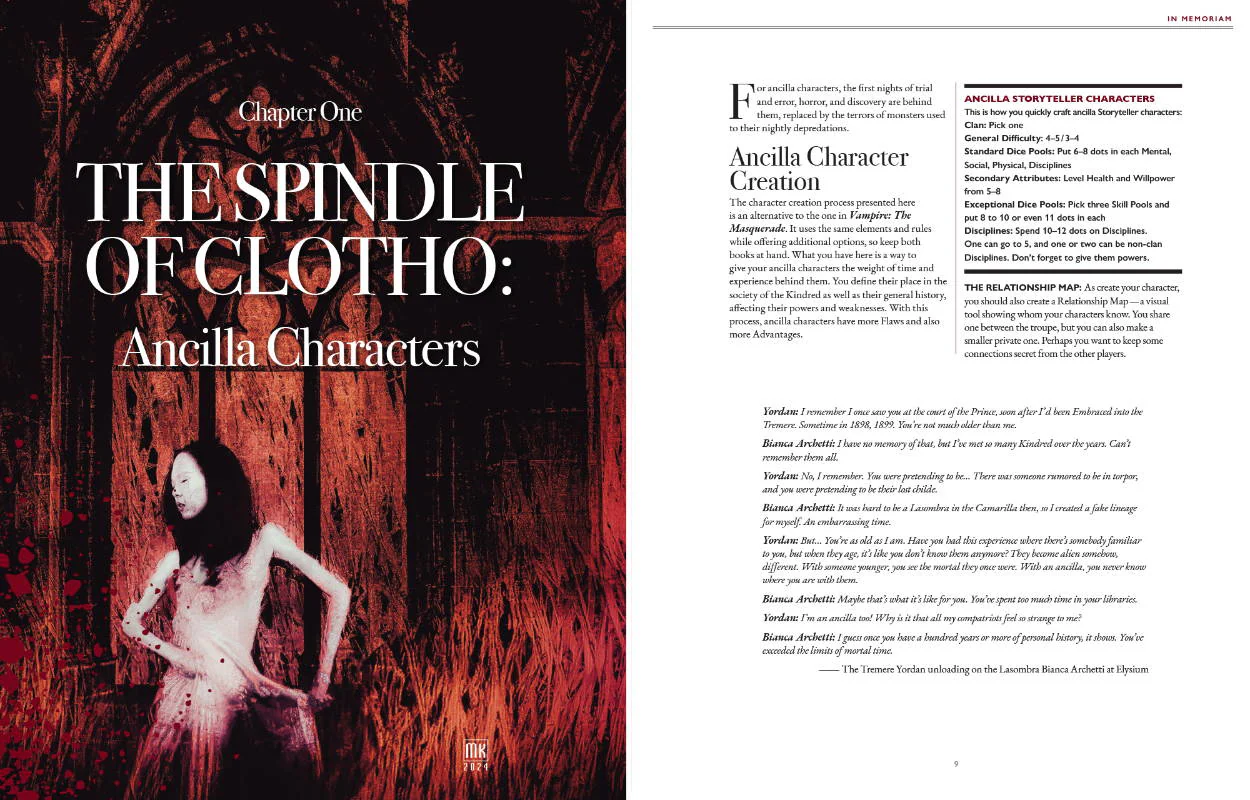 Vampire The Masquerade RPG: In Memoriam Sourcebook - Image 4