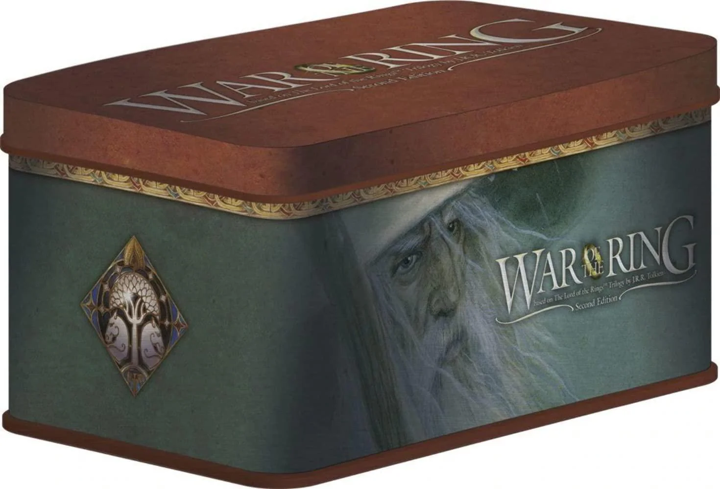 War of the Ring (Second Edition): Card Tin and Sleeves - Gandalf (120ct)