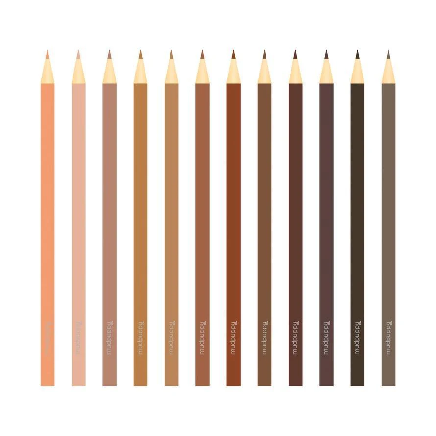 We Are Colorful: Skin Tone Colored Pencils - Image 2