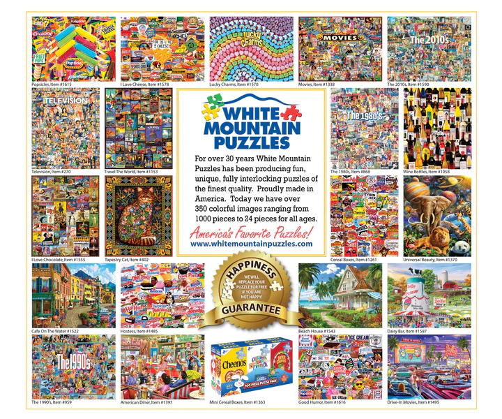 White Mountain Puzzles: Botanical Library - 1000 Piece Puzzle - Image 3