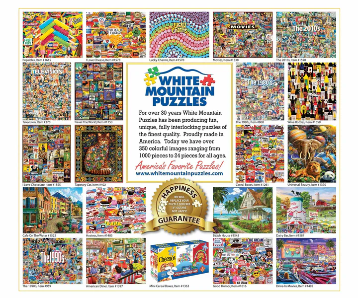 White Mountain Puzzles: Card Games - 300 Piece Jigsaw Puzzle - Image 3