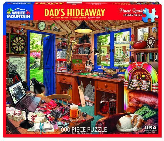 White Mountain Puzzles: Dad's Hideaway - 1000 Piece Puzzle