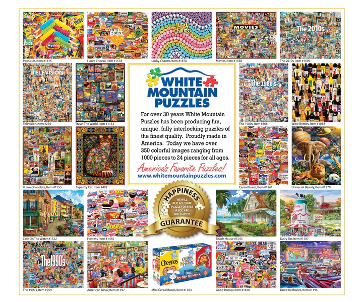 White Mountain Puzzles: Family Retreat - 1000 Piece Jigsaw Puzzle - Image 2