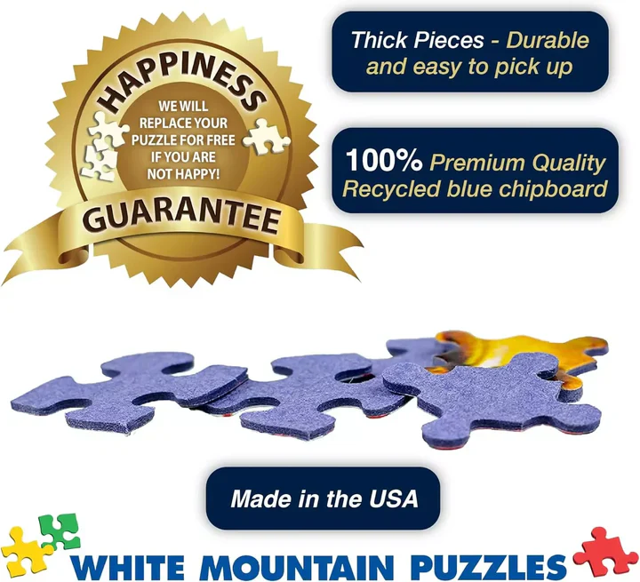 White Mountain Puzzles: National Parks Map - 1000 Piece Puzzle - Image 5