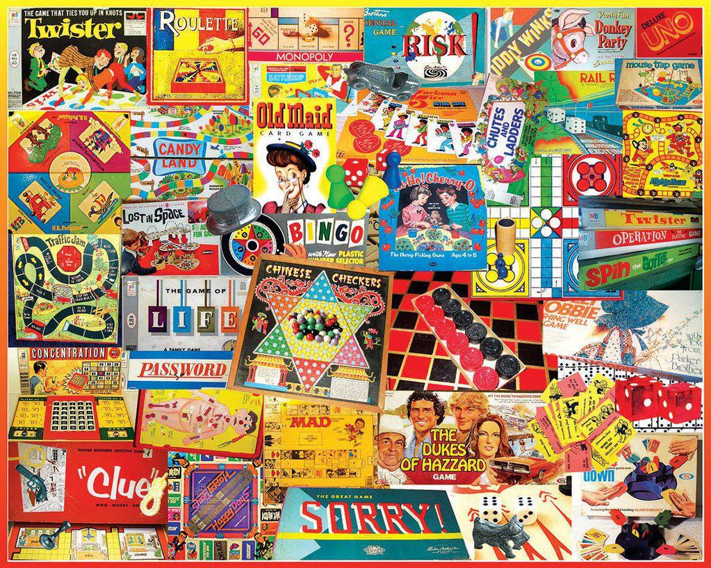 White Mountain Puzzles: The Games We Played - 1000 Piece Puzzle - Image 2