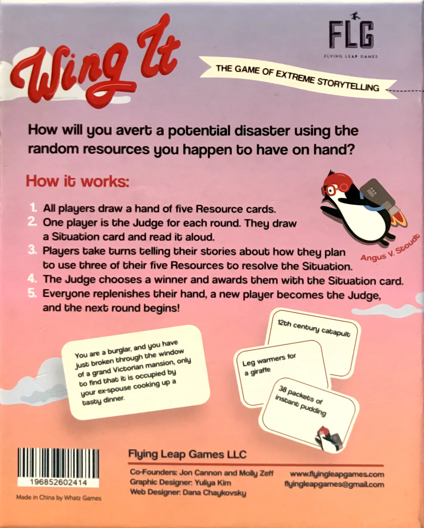 Wing It: The Game of Extreme Storytelling (5E) - Image 2
