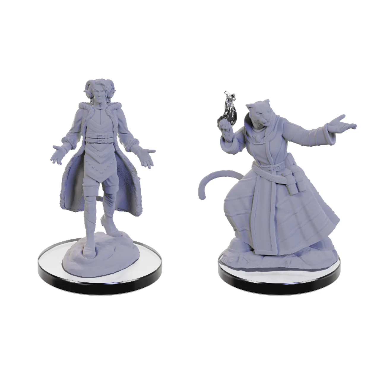 WizKids: Critical Role Miniatures - Lucien Tavelle & Cree Deeproots - Unpainted
