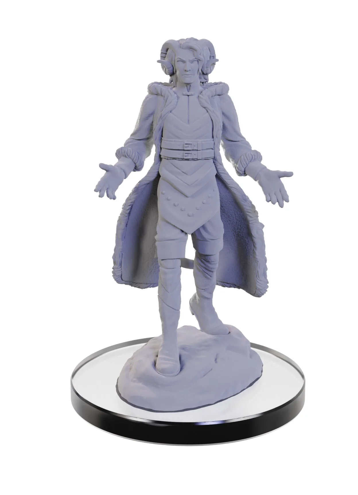 WizKids: Critical Role Miniatures - Lucien Tavelle & Cree Deeproots - Unpainted - Image 2