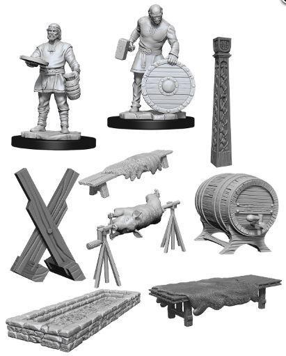 WizKids Deep Cuts Miniatures: Vikings - Unpainted