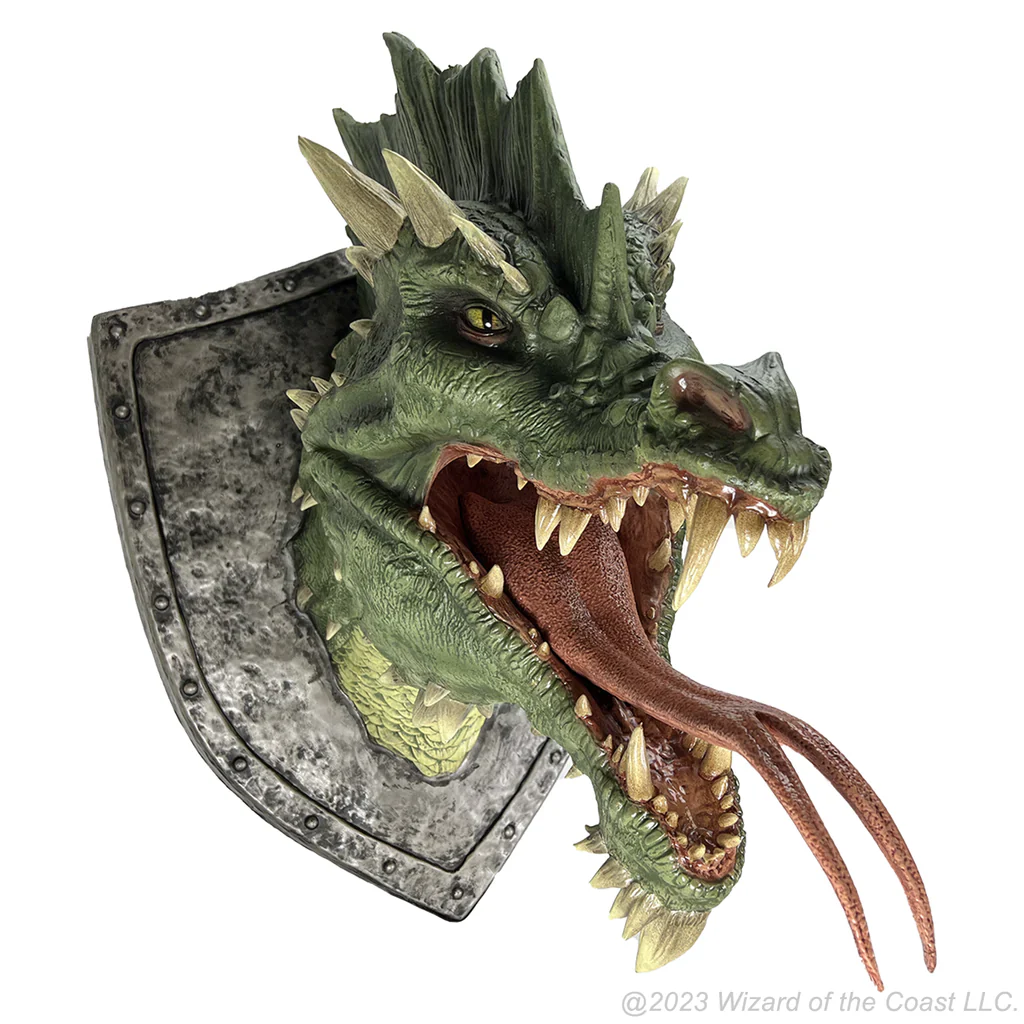 WizKids: Dungeons & Dragons - Green Dragon Trophy Plaque