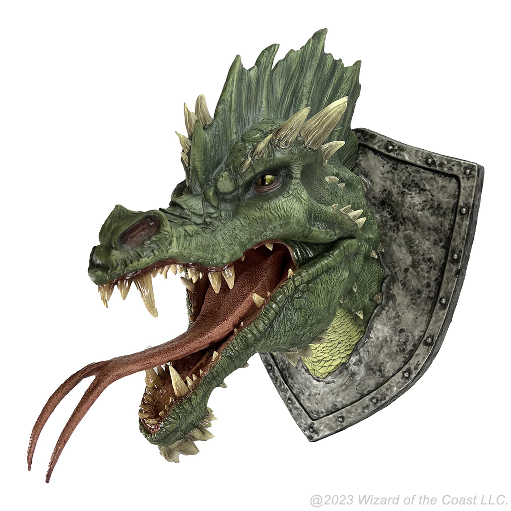 WizKids: Dungeons & Dragons - Green Dragon Trophy Plaque - Image 3
