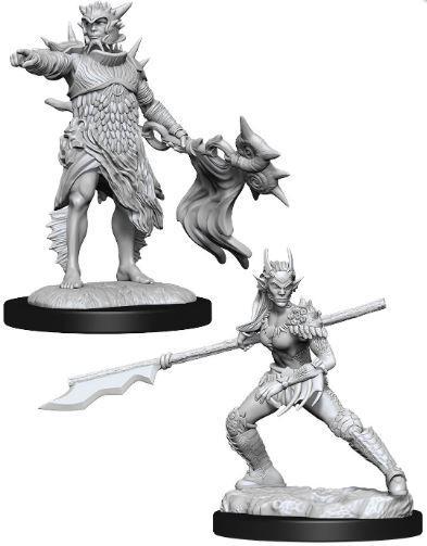 WizKids: Magic the Gathering Miniatures - Coralhelm Commander & Halimar Wavewatch - Unpainted