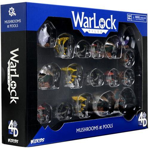 WizKids: Warlock Tiles - Caverns Accessory - Mushrooms & Pools