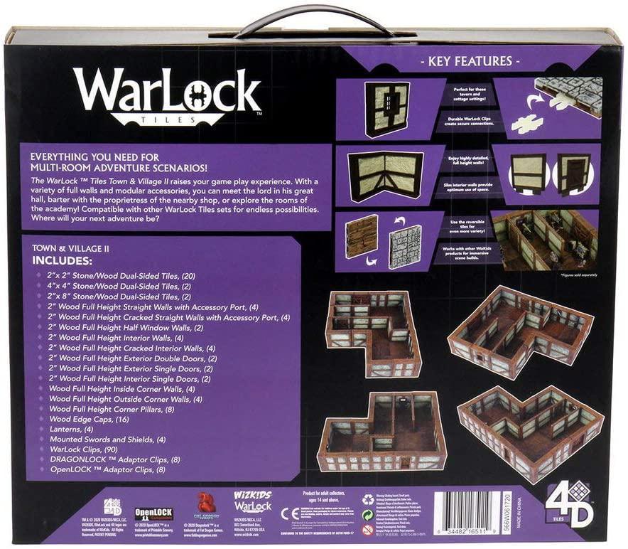WizKids: WarLock Tiles II - Full Height Plaster Walls - Image 2