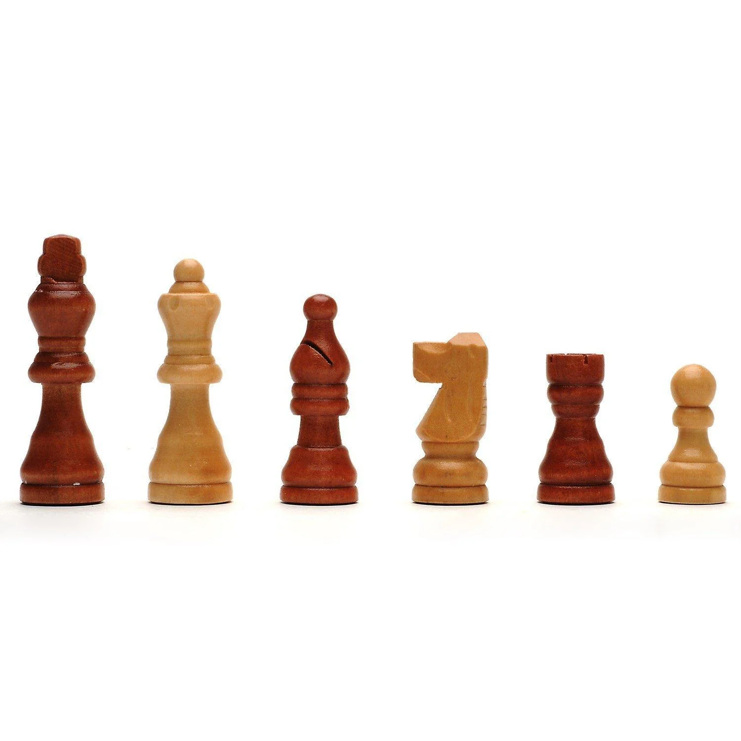 Wood Expressions: Magnetic Chess Set - Folding Walnut Board - Image 5