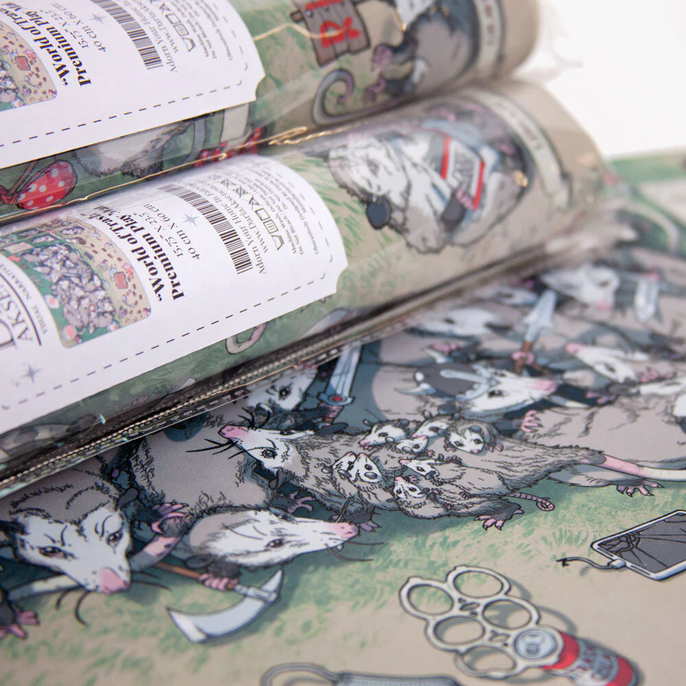 World of Trash: Playmat - Opossums - 'Marsupial Madness' - Image 2