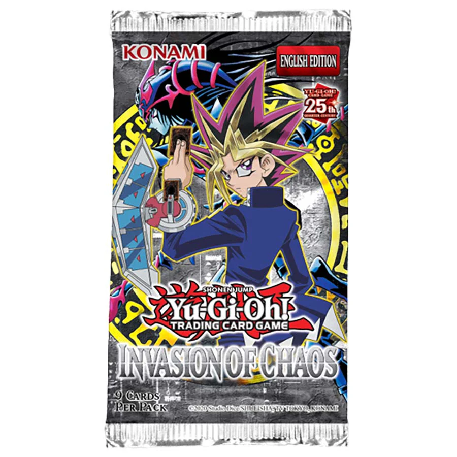 Yu-Gi-Oh CCG: 25th Anniversary - Invasion of Chaos Booster Pack