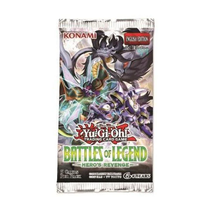 Yugioh: Battles of Legend - Hero's Revenge - Booster Pack